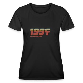 Vintage Jahrgang 1994 - Edition limitée - T-shirt sport Femme - noir - Devant - AI Model Female 172 light (172cm)