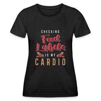 Alles Ist Besser Ohne Erdnüsse Erdnuss-allergiker - Frauen Funktions-T-Shirt - Schwarz - Vorne - AI Model Female 172 light (172cm)
