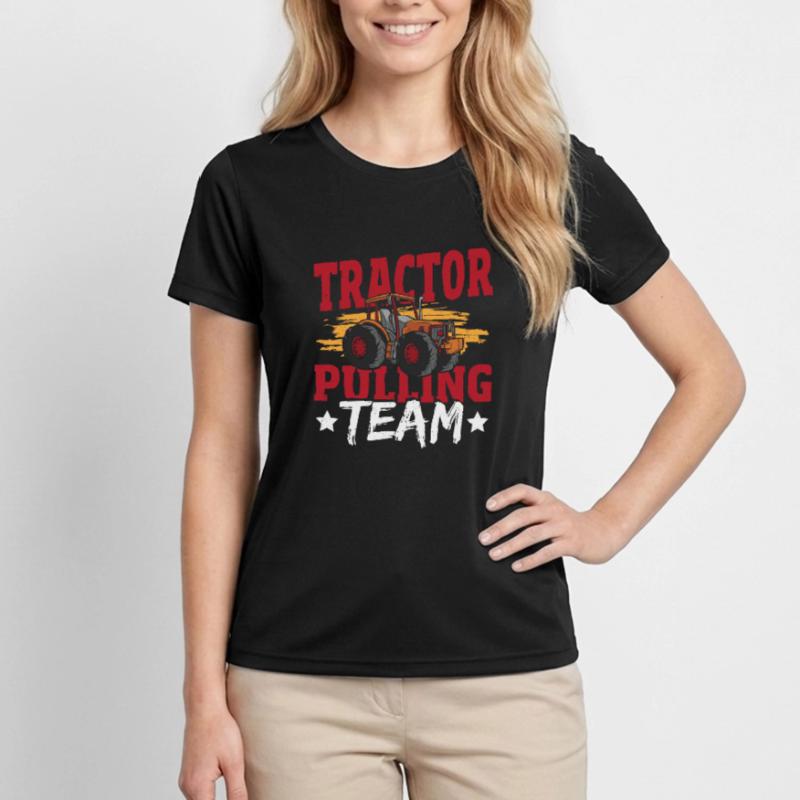 Tractor Pulling Team Tractor Puller Tractorpulling Women's Functional T-Shirt