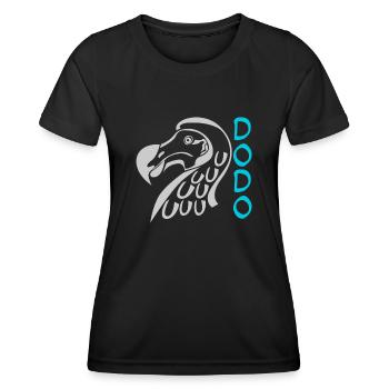 Dodo Bird Dodos - Women's Functional T-Shirt - black - Front - AI Model Female 172 light (172cm)