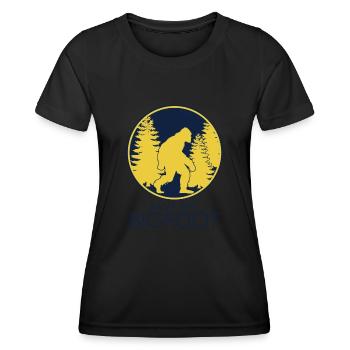 Bigfoot Sasquatch - Women's Functional T-Shirt - black - Front - AI Model Female 172 light (172cm)