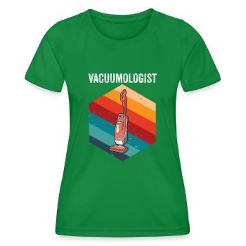Staubsauger - Frauen Funktions-T-Shirt - Kelly Green - Vorne - AI Model Female 172 dark (172cm)