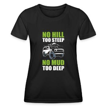 Tout-terrain Tout-terrain Tout-terrain Mudding Quad VTT - T-shirt sport Femme - noir - Devant - AI Model Female 172 light (172cm)