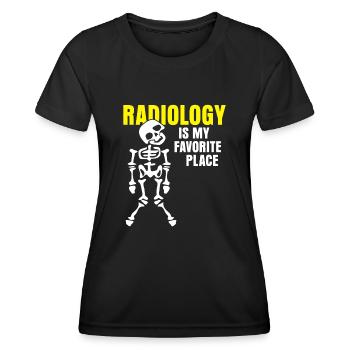 Röntgen Röntgenbild Radiologe Radiologie - Frauen Funktions-T-Shirt - Schwarz - Vorne - AI Model Female 172 light (172cm)