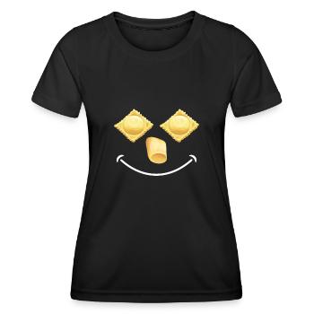 Raviolis grillés à St. Louis - T-shirt sport Femme - noir - Devant - AI Model Female 172 light (172cm)