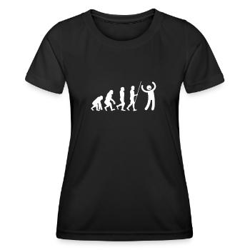 Journée internationale du bonheur - T-shirt sport Femme - noir - Devant - AI Model Female 172 light (172cm)