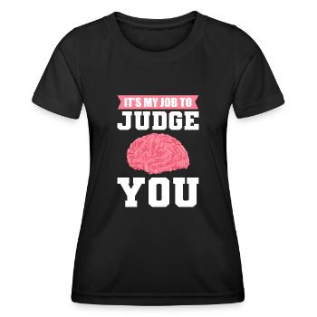 Psychologe Schulpsychologe Psychologie Psyche - Frauen Funktions-T-Shirt - Schwarz - Vorne - AI Model Female 172 light (172cm)