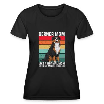 Bernese Mountain Dog - Women's Functional T-Shirt - black - Front - AI Model Female 172 light (172cm)