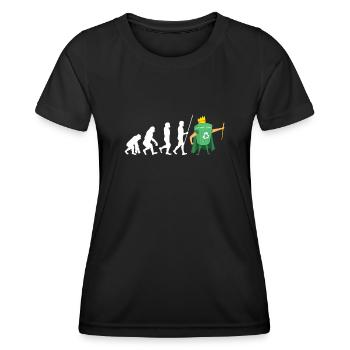 Compostez vos ennemis - T-shirt sport Femme - noir - Devant - AI Model Female 172 light (172cm)