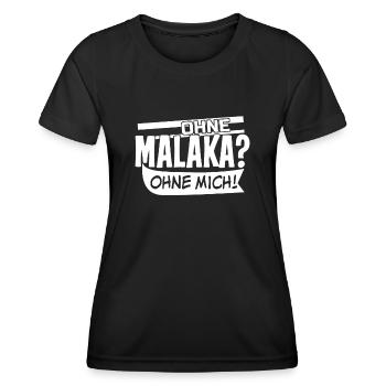 Malaka Grieche Griechenland - Frauen Funktions-T-Shirt - Schwarz - Vorne - AI Model Female 172 light (172cm)