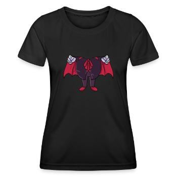 Vampire Costume - T-shirt sport Femme - noir - Devant - AI Model Female 172 light (172cm)