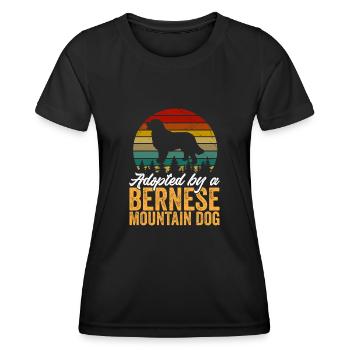 Bernese Mountain Dog - Women's Functional T-Shirt - black - Front - AI Model Female 172 light (172cm)
