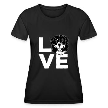Bernese Mountain Dog - Women's Functional T-Shirt - black - Front - AI Model Female 172 light (172cm)