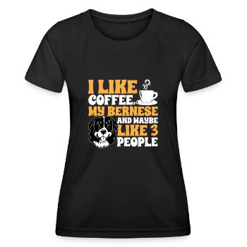 Bernese Mountain Dog - Women's Functional T-Shirt - black - Front - AI Model Female 172 light (172cm)