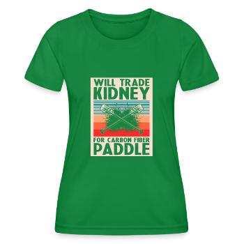 Course de bateaux chinois pour les entraîneurs de bateaux-dragons - T-shirt sport Femme - vert - Devant - AI Model Female 172 dark (172cm)
