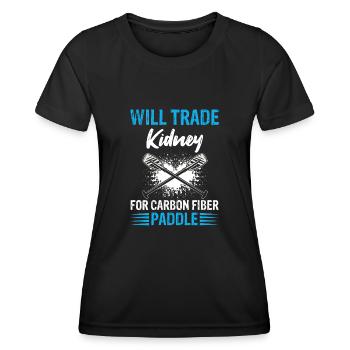 Drachenboot Trainer und Drachenboot - Frauen Funktions-T-Shirt - Schwarz - Vorne - AI Model Female 172 light (172cm)