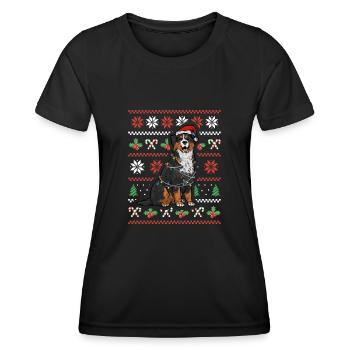 Bernese Mountain Dog - Women's Functional T-Shirt - black - Front - AI Model Female 172 light (172cm)