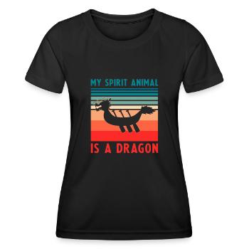 Drachenboot Trainer und Drachenboot - Frauen Funktions-T-Shirt - Schwarz - Vorne - AI Model Female 172 light (172cm)