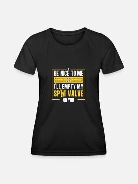 Euphonium Empty My Spit Valve On You Lustiger - Frauen Funktions-T-Shirt - Schwarz