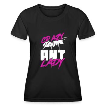 Ant Insect Collector Entomologist - Women's Functional T-Shirt - black - Front - AI Model Female 172 light (172cm)