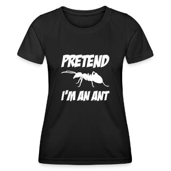 Ant Insect Collector Entomologist - Women's Functional T-Shirt - black - Front - AI Model Female 172 light (172cm)