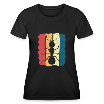 Ant Insect Collector Entomologist - Women's Functional T-Shirt - black - Front - AI Model Female 172 light (172cm)