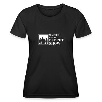 Cool Master Of The Puppet Show für einen - Frauen Funktions-T-Shirt - Schwarz - Vorne - AI Model Female 172 light (172cm)