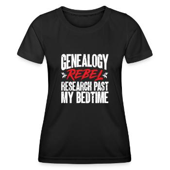 Genealogy Genealogy Genealogist - Women's Functional T-Shirt - black - Front - AI Model Female 172 light (172cm)