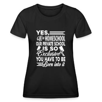 Geographer You Have To Be Born Into It - Women's Functional T-Shirt - black - Front - AI Model Female 172 light (172cm)