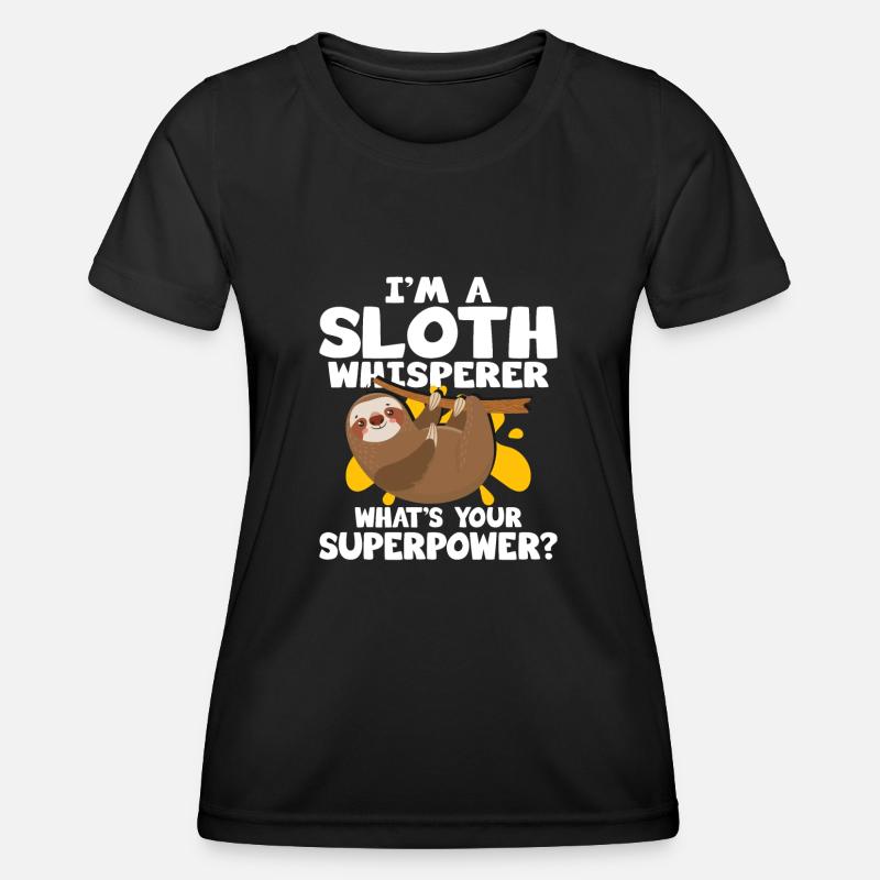 Sloth - Women's Functional T-Shirt - black