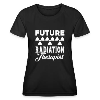 Radiation Therapist Future Radiation Therapist - Women's Functional T-Shirt - black - Front - AI Model Female 172 light (172cm)