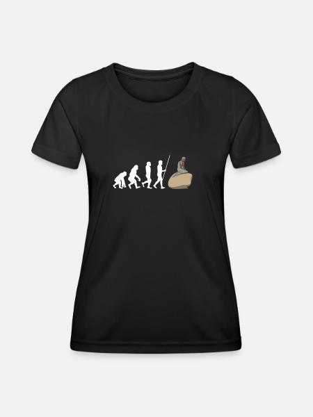 Kobenhavn Denmark Danish Kobenhaven Mermaid - Frauen Funktions-T-Shirt - Schwarz