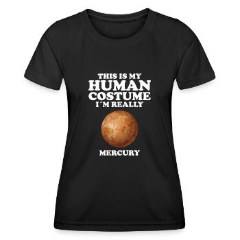 Mercure - T-shirt sport Femme - noir - Devant - AI Model Female 172 light (172cm)