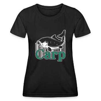 Carp Carp Vintage - Women's Functional T-Shirt - black - Front - AI Model Female 172 light (172cm)