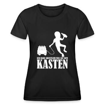 Bier Braumeister Bierbrauer Vatertag - Frauen Funktions-T-Shirt - Schwarz - Vorne - AI Model Female 172 light (172cm)