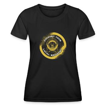 Craft Beer Bier Craftbier - Women's Functional T-Shirt - black - Front - AI Model Female 172 light (172cm)