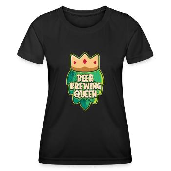 Craft Beer Beer Craft Beer Queen - Women's Functional T-Shirt - black - Front - AI Model Female 172 light (172cm)