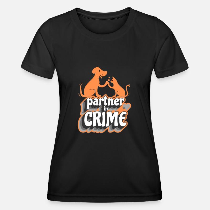 Partner in Crime - Women's Functional T-Shirt - black