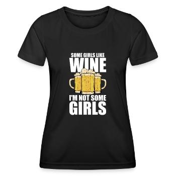 Bière artisanale Bière artisanale Sarcastique - T-shirt sport Femme - noir - Devant - AI Model Female 172 light (172cm)