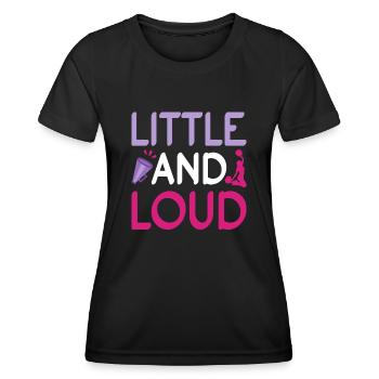 Cheerleader Cheerleading Gymnastique Danseuse - T-shirt sport Femme - noir - Devant - AI Model Female 172 light (172cm)