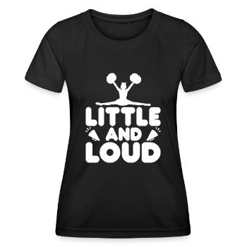 Cheerleader Cheerleading Gymnastique Danseuse - T-shirt sport Femme - noir - Devant - AI Model Female 172 light (172cm)
