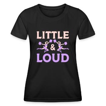 Cheerleader Cheerleading Gymnastique Danseuse - T-shirt sport Femme - noir - Devant - AI Model Female 172 light (172cm)