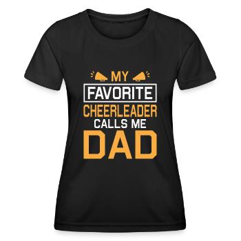 Cheerleader Cheerleading Gymnastique Danseuse - T-shirt sport Femme - noir - Devant - AI Model Female 172 light (172cm)