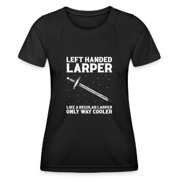 Jeu de rôle en direct pour PNJ et jeu de rôle RPG - T-shirt sport Femme - noir - Devant - AI Model Female 172 light (172cm)