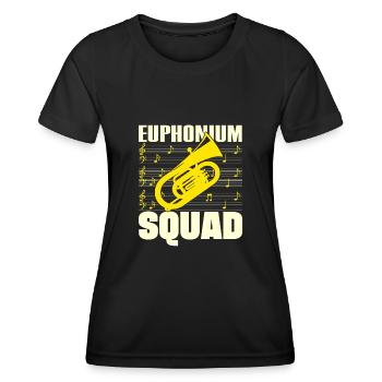 Euphonium Squad Baritone Player Gift Idea - Women's Functional T-Shirt - black - Front - AI Model Female 172 light (172cm)