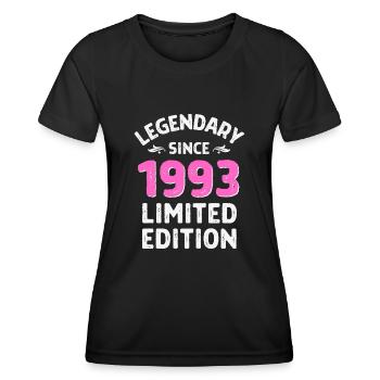 Legendary since 1993 - Women's Functional T-Shirt - black - Front - AI Model Female 172 light (172cm)