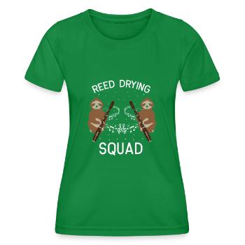 Orchestre et instrument à vent - T-shirt sport Femme - vert - Devant - AI Model Female 172 dark (172cm)