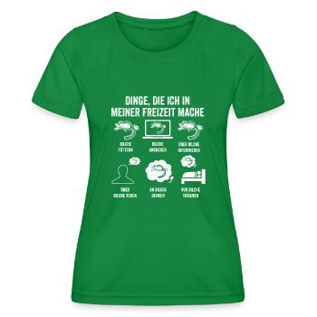Bilch - Frauen Funktions-T-Shirt - Kelly Green - Vorne - AI Model Female 172 dark (172cm)