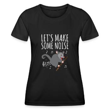 Woodwind instrument and bassoon wind instrument - Women's Functional T-Shirt - black - Front - AI Model Female 172 light (172cm)
