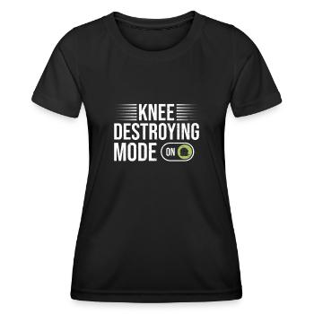 Tile Installer Design Für Teppich- Und - Frauen Funktions-T-Shirt - Schwarz - Vorne - AI Model Female 172 light (172cm)